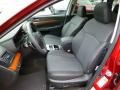 2014 Subaru Outback Black Interior Front Seat Photo