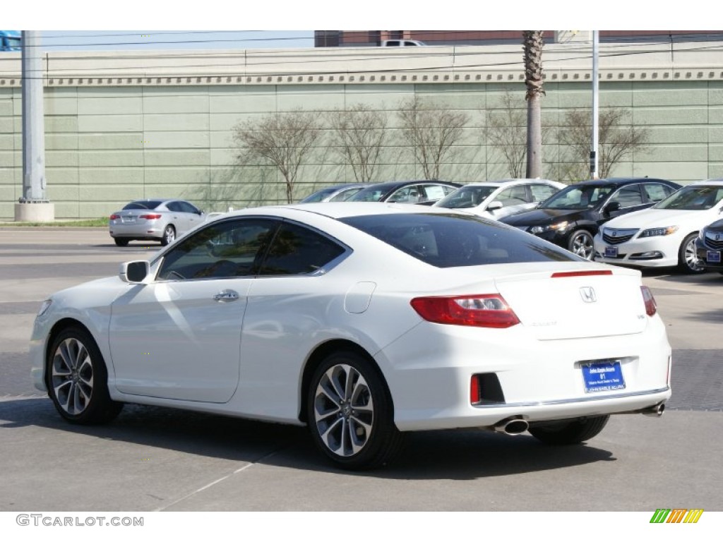 2014 Accord EX-L V6 Coupe - White Orchid Pearl / Ivory photo #8
