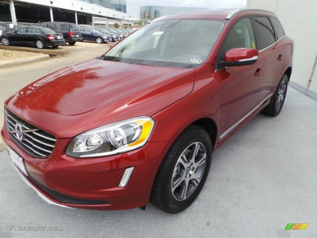 Flamenco Red Metallic 2015 Volvo XC60 T6 AWD Exterior Photo #92218144