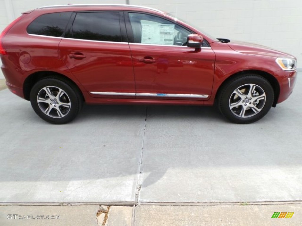 Flamenco Red Metallic 2015 Volvo XC60 T6 AWD Exterior Photo #92218211