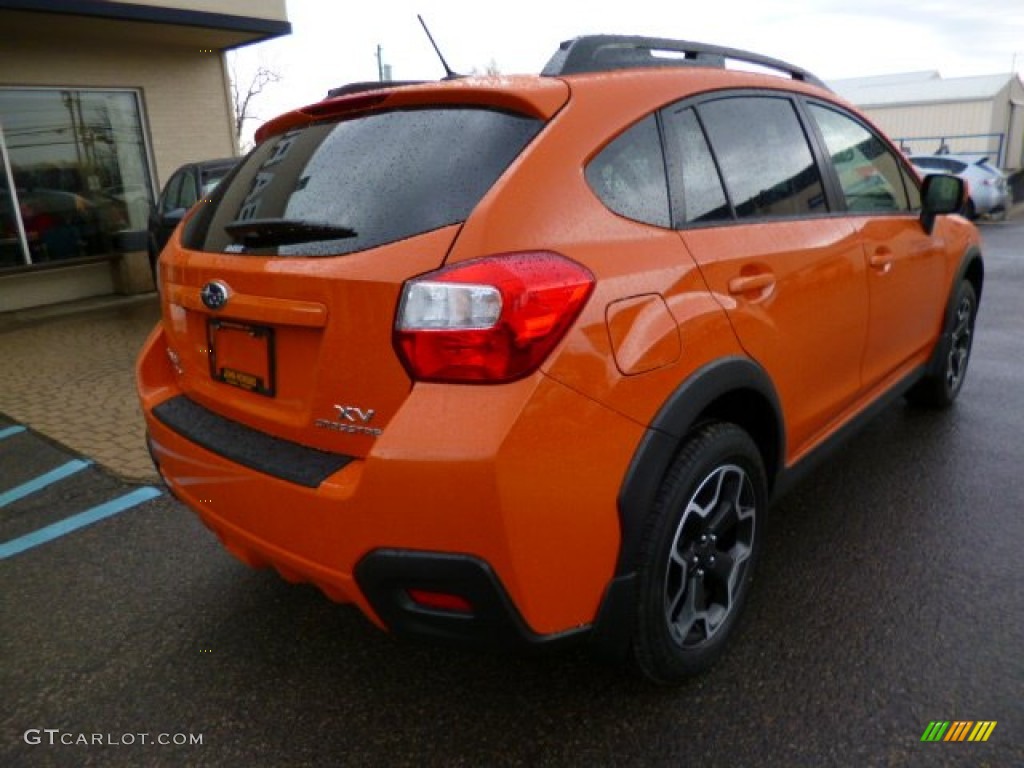 2014 XV Crosstrek 2.0i Limited - Tangerine Orange Pearl / Black photo #6