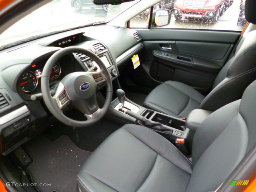 2014 XV Crosstrek 2.0i Limited - Tangerine Orange Pearl / Black photo #16