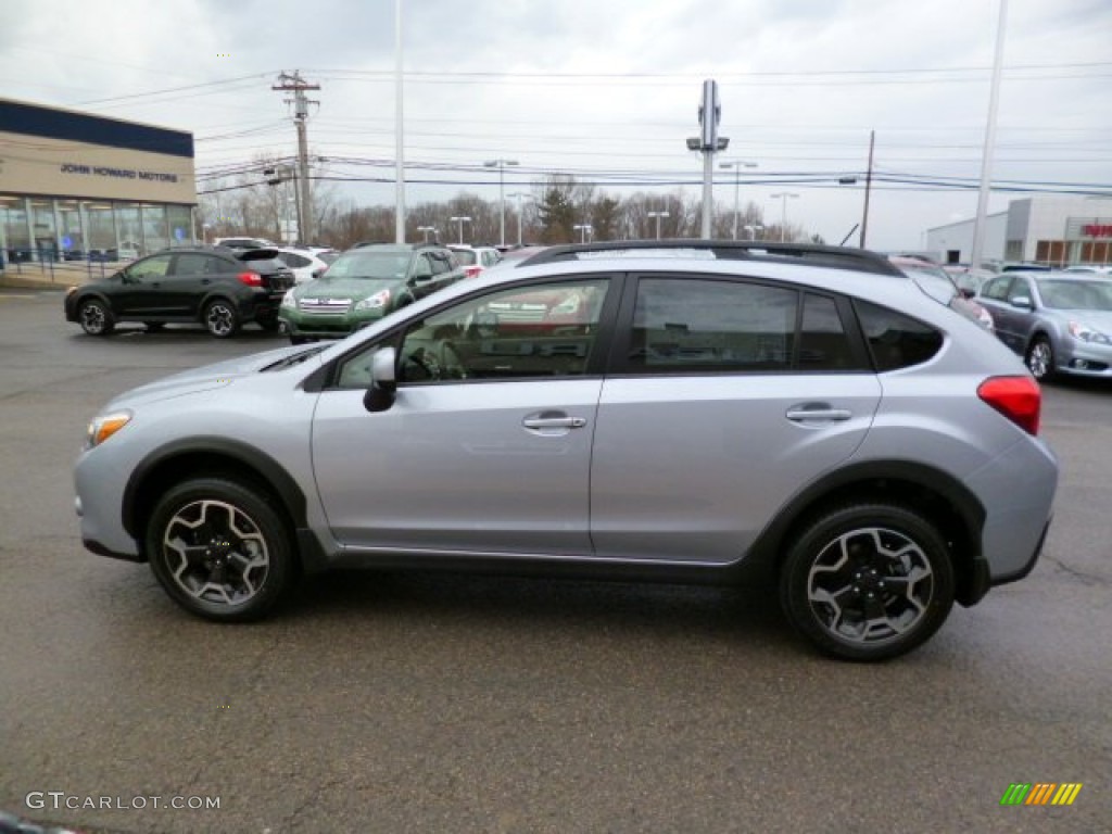 2014 XV Crosstrek 2.0i Premium - Ice Silver Metallic / Black photo #4