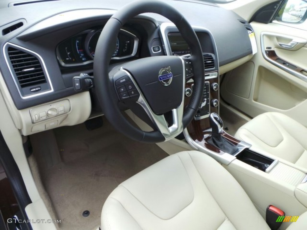 Soft Beige Interior 2015 Volvo XC60 T6 AWD Photo #92220124