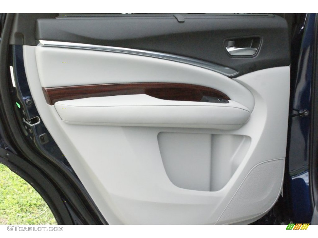 2014 Acura MDX Advance Graystone Door Panel Photo #92220739