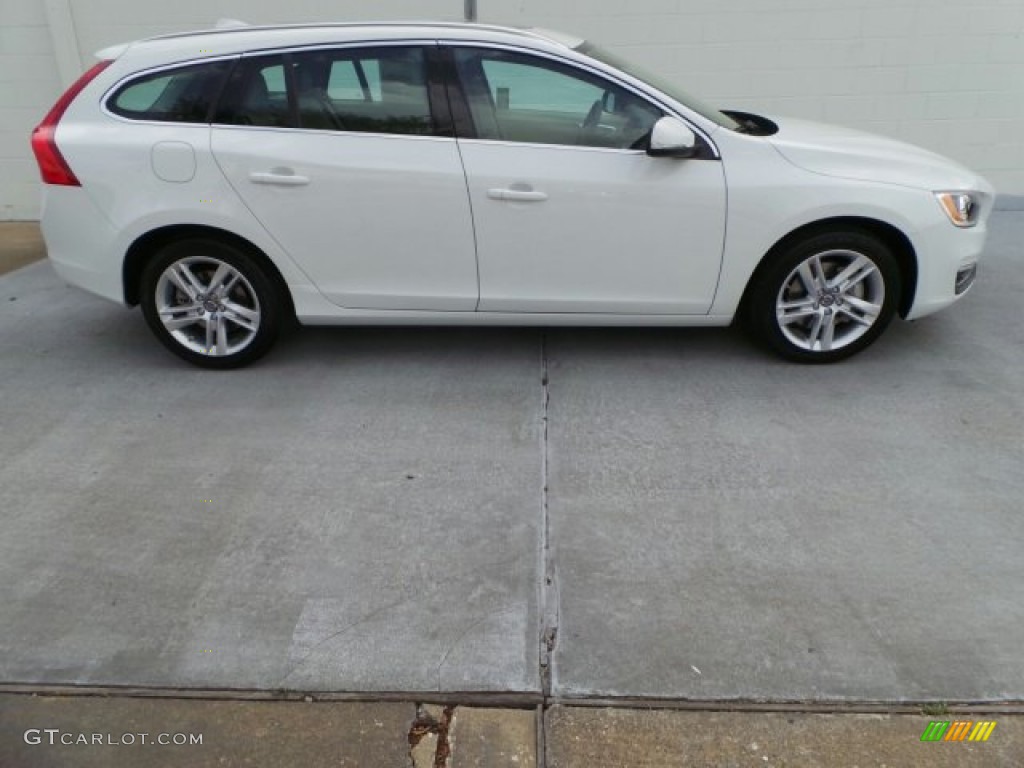 Ice White 2015 Volvo V60 T5 AWD Exterior Photo #92221222