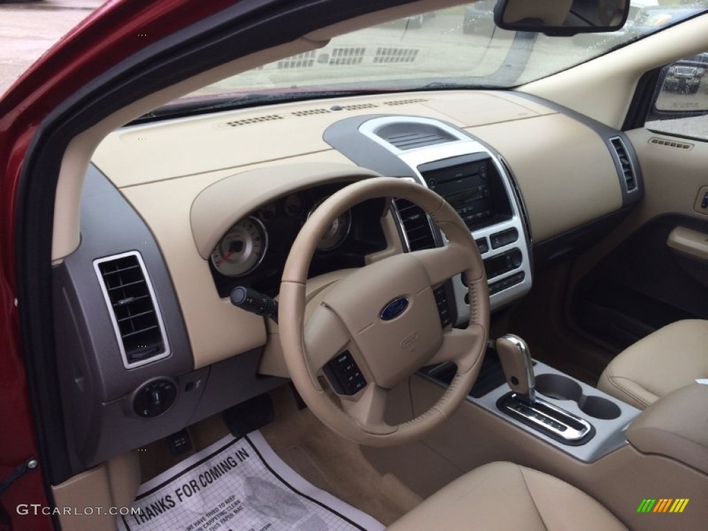 Camel Interior 2007 Ford Edge SEL Plus AWD Photo #92222642