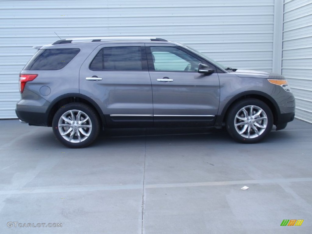 2014 Explorer XLT - Sterling Gray / Charcoal Black photo #3