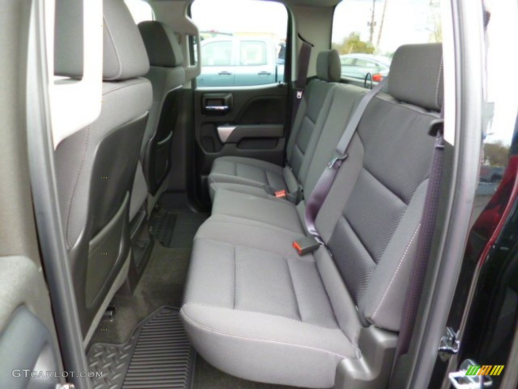 Jet Black Interior 2015 Chevrolet Silverado 2500hd Lt Double