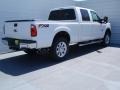 2014 White Platinum Tri-Coat Ford F250 Super Duty Lariat Crew Cab 4x4  photo #4