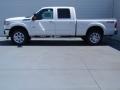 2014 White Platinum Tri-Coat Ford F250 Super Duty Lariat Crew Cab 4x4  photo #6