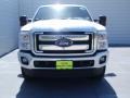 2014 White Platinum Tri-Coat Ford F250 Super Duty Lariat Crew Cab 4x4  photo #8