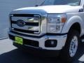 2014 White Platinum Tri-Coat Ford F250 Super Duty Lariat Crew Cab 4x4  photo #11