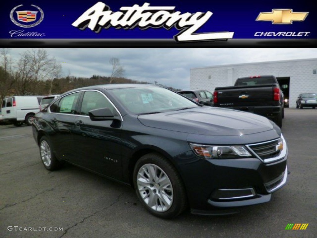 2014 Impala LS - Blue Ray Metallic / Jet Black/Dark Titanium photo #1