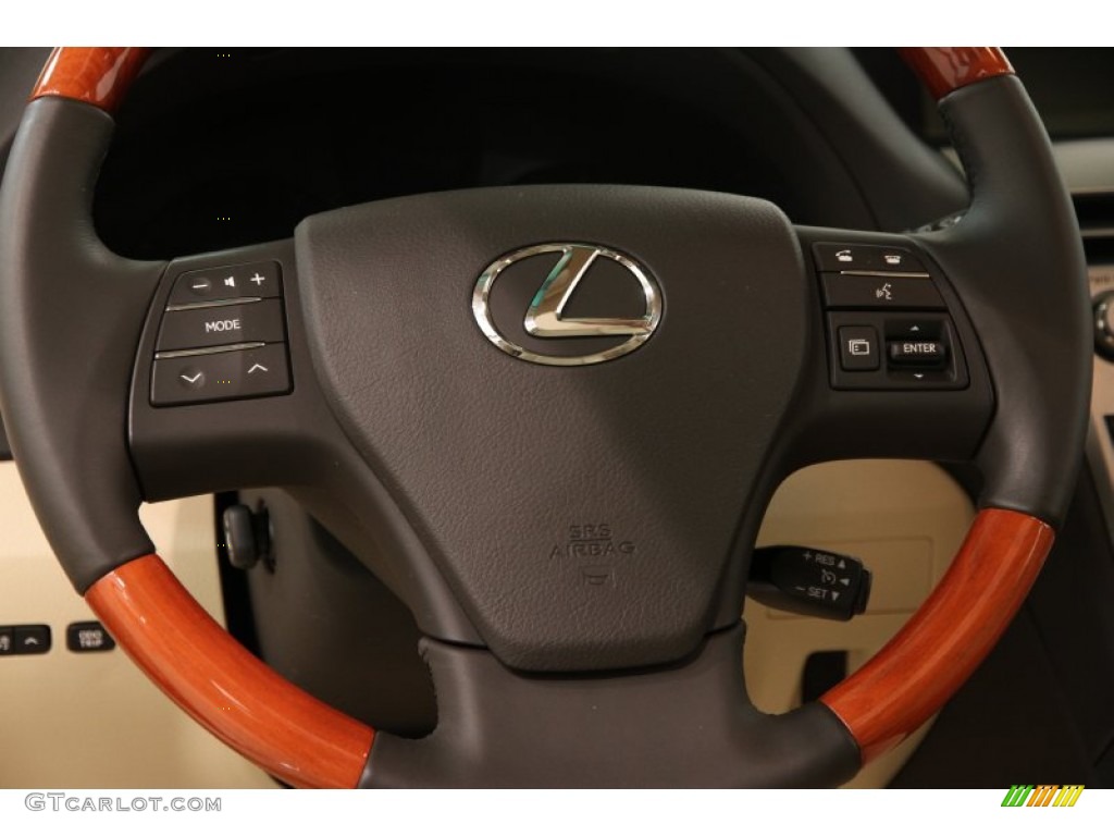 2010 RX 350 AWD - Matador Red Mica / Parchment/Brown Walnut photo #11