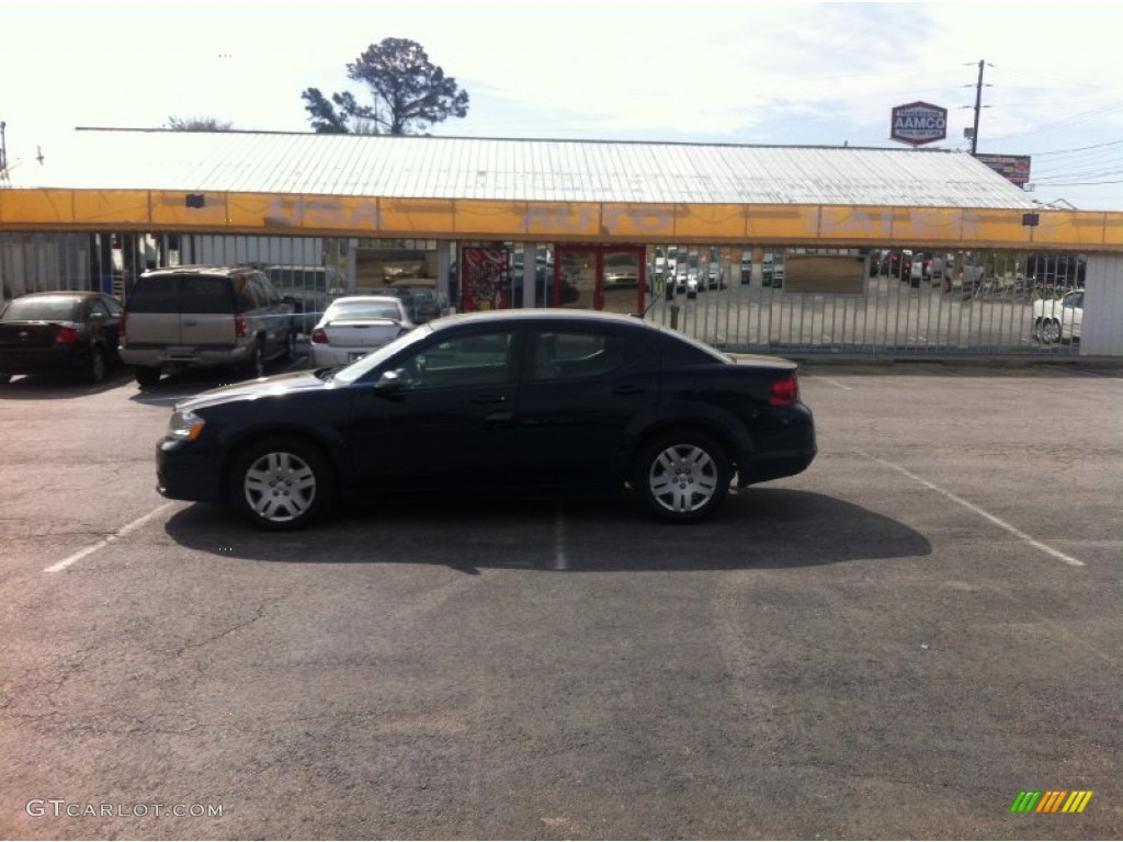 2013 Avenger SE - True Blue Pearl / Black/Light Frost Beige photo #2