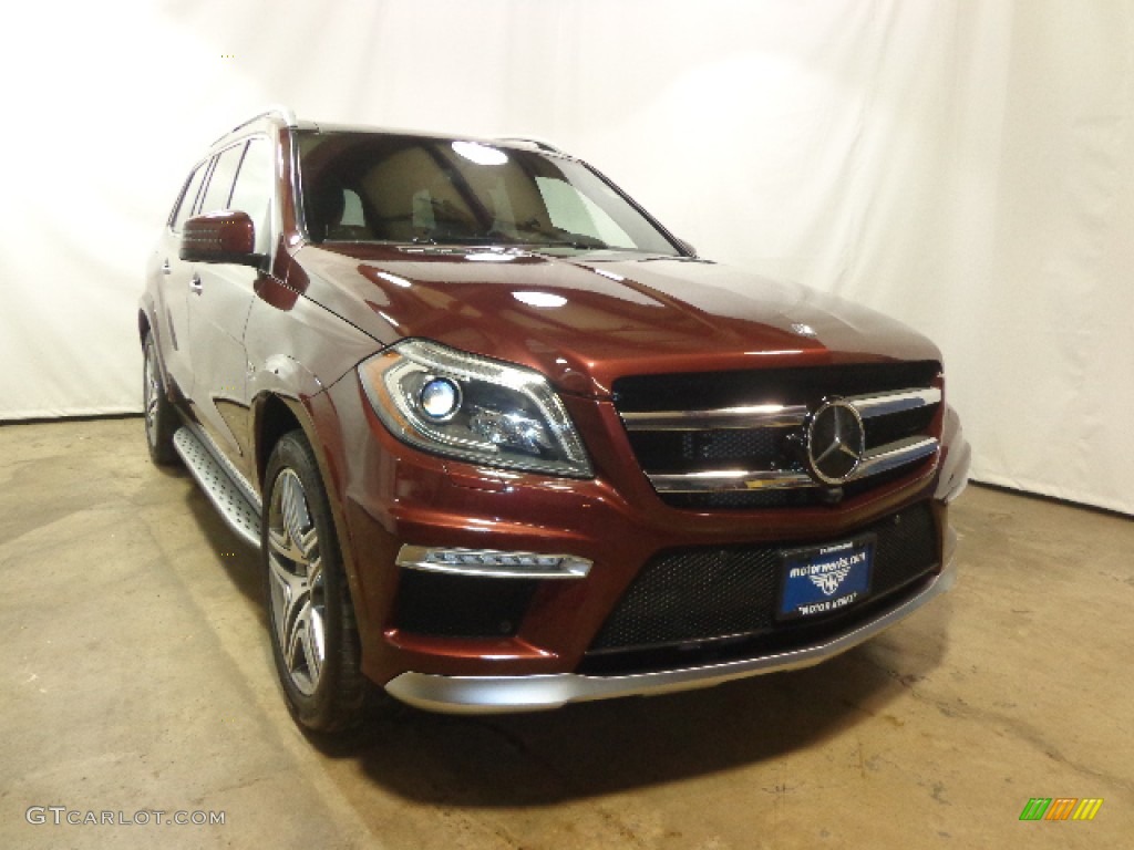 2013 GL 63 AMG 4MATIC - Cinnabar Red Metallic / designo Black photo #2