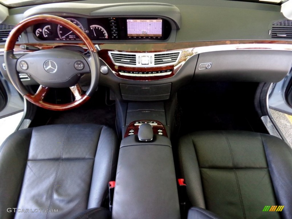 2008 Mercedes-Benz S 550 Sedan Black Dashboard Photo #92228965
