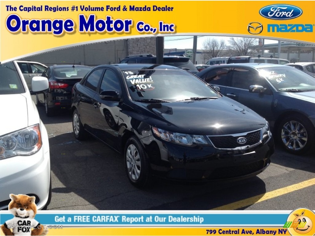 2013 Forte EX - Aurora Black Pearl / Black photo #1