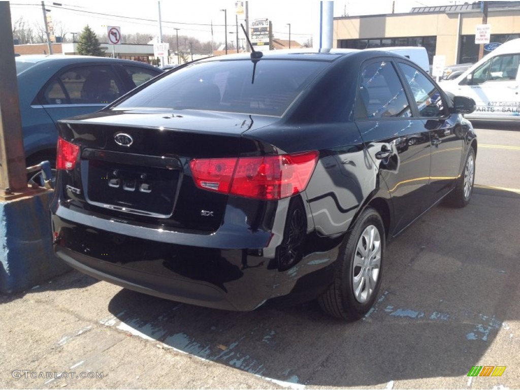 2013 Forte EX - Aurora Black Pearl / Black photo #11