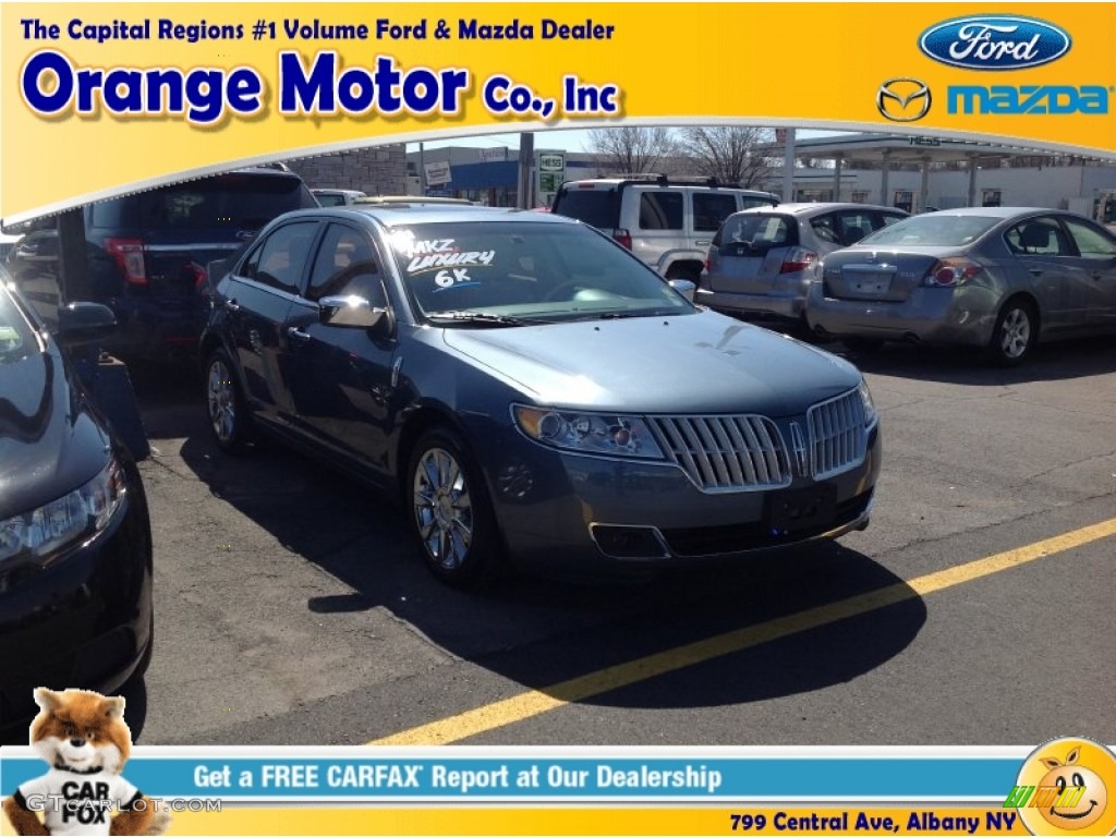 2011 MKZ FWD - Steel Blue Metallic / Light Camel photo #1