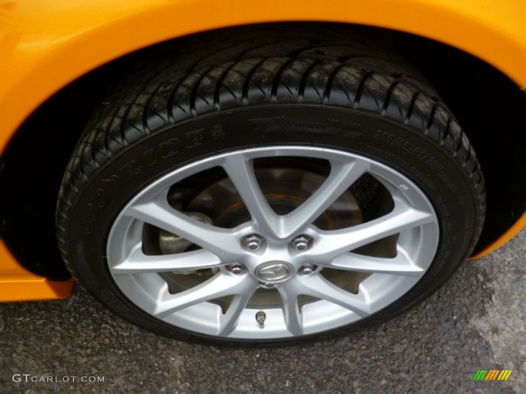 2009 MX-5 Miata Grand Touring Roadster - Competition Yellow / Black photo #9