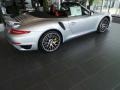 Rhodium Silver Metallic - 911 Turbo S Cabriolet Photo No. 8