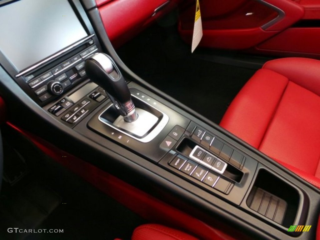 2014 911 Turbo S Cabriolet - Rhodium Silver Metallic / Carrera Red Natural Leather photo #17