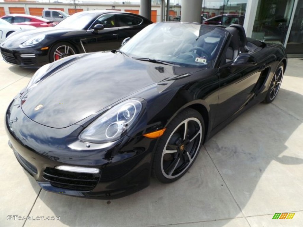 Black 2014 Porsche Boxster Standard Boxster Model Exterior Photo #92236709
