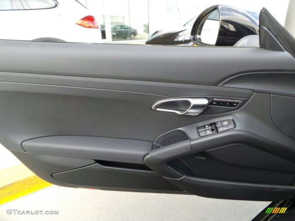 2014 Porsche Boxster Standard Boxster Model Black Door Panel Photo #92236730