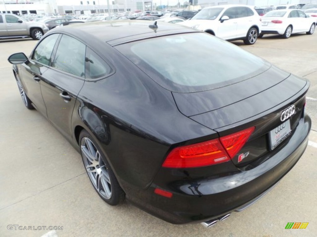 2014 S7 Prestige 4.0 TFSI quattro - Phantom Black Pearl / Black Valcona w/Diamond Contrast Stitching photo #5