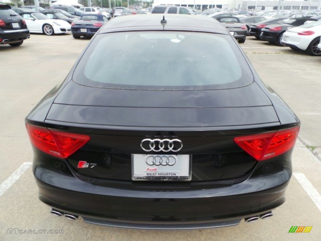 2014 S7 Prestige 4.0 TFSI quattro - Phantom Black Pearl / Black Valcona w/Diamond Contrast Stitching photo #6