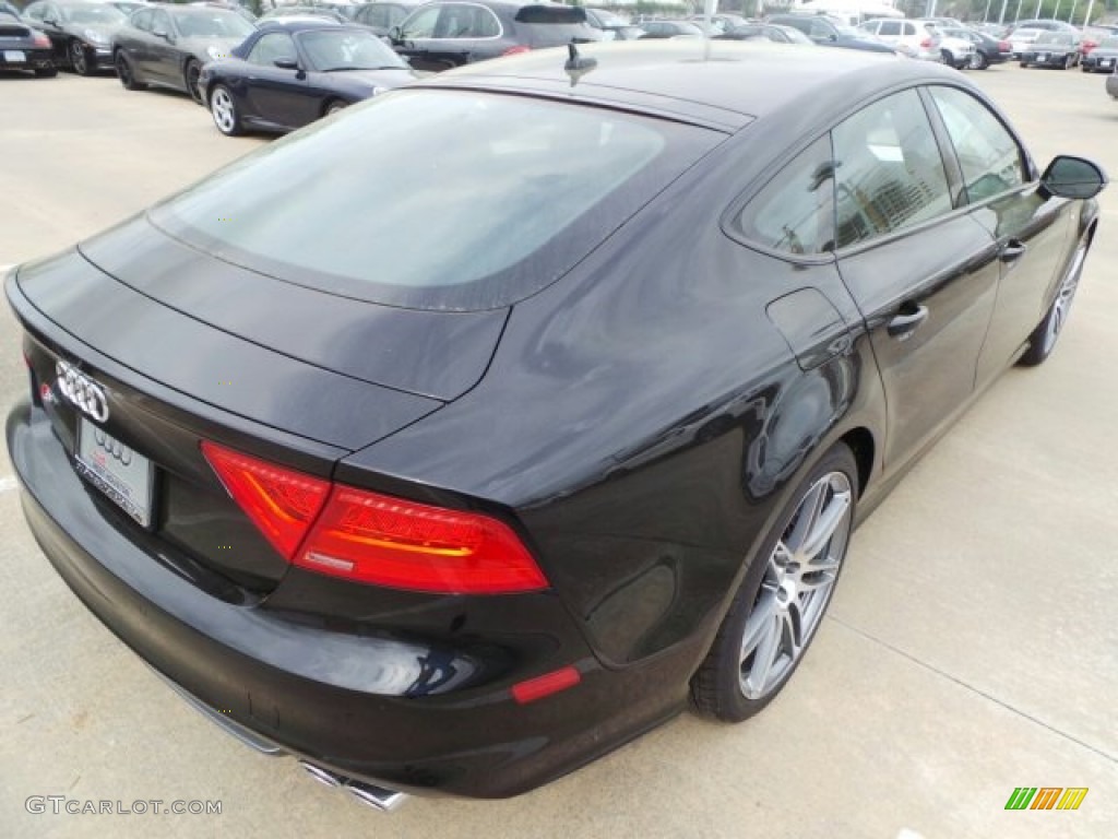 2014 S7 Prestige 4.0 TFSI quattro - Phantom Black Pearl / Black Valcona w/Diamond Contrast Stitching photo #7