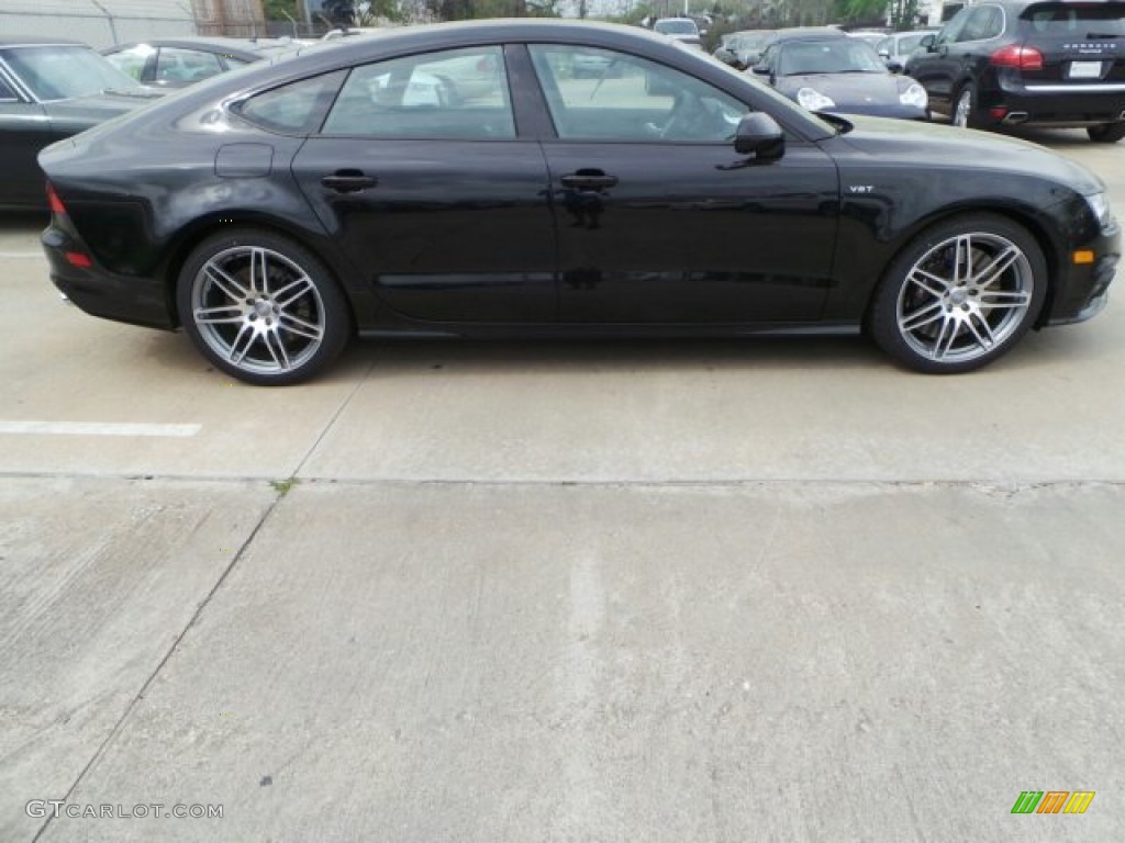 2014 S7 Prestige 4.0 TFSI quattro - Phantom Black Pearl / Black Valcona w/Diamond Contrast Stitching photo #8