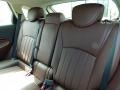 2013 Infiniti EX Chestnut Interior Rear Seat Photo