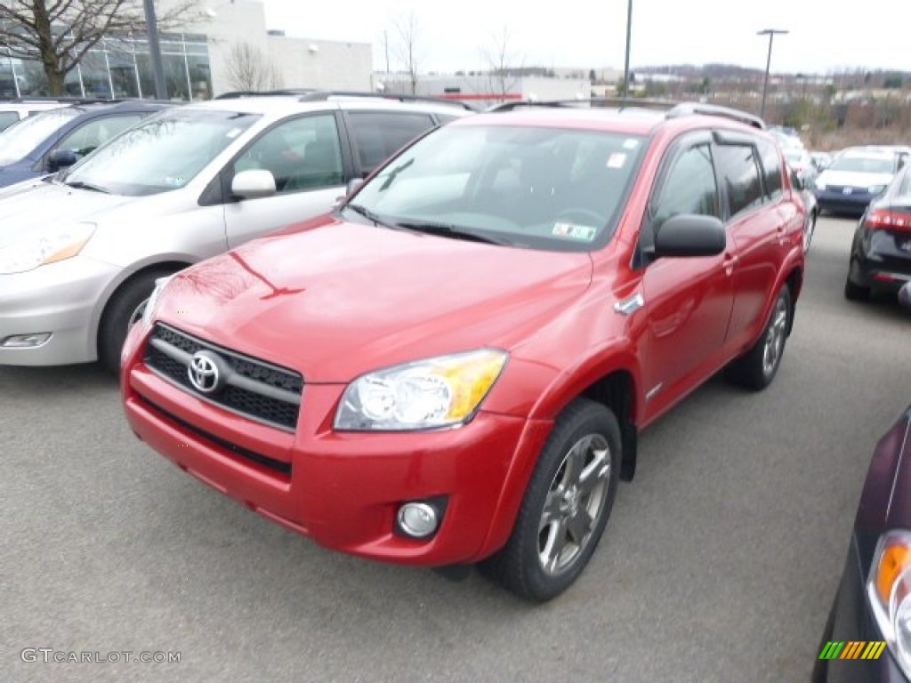 2011 RAV4 Sport 4WD - Barcelona Red Metallic / Dark Charcoal photo #3