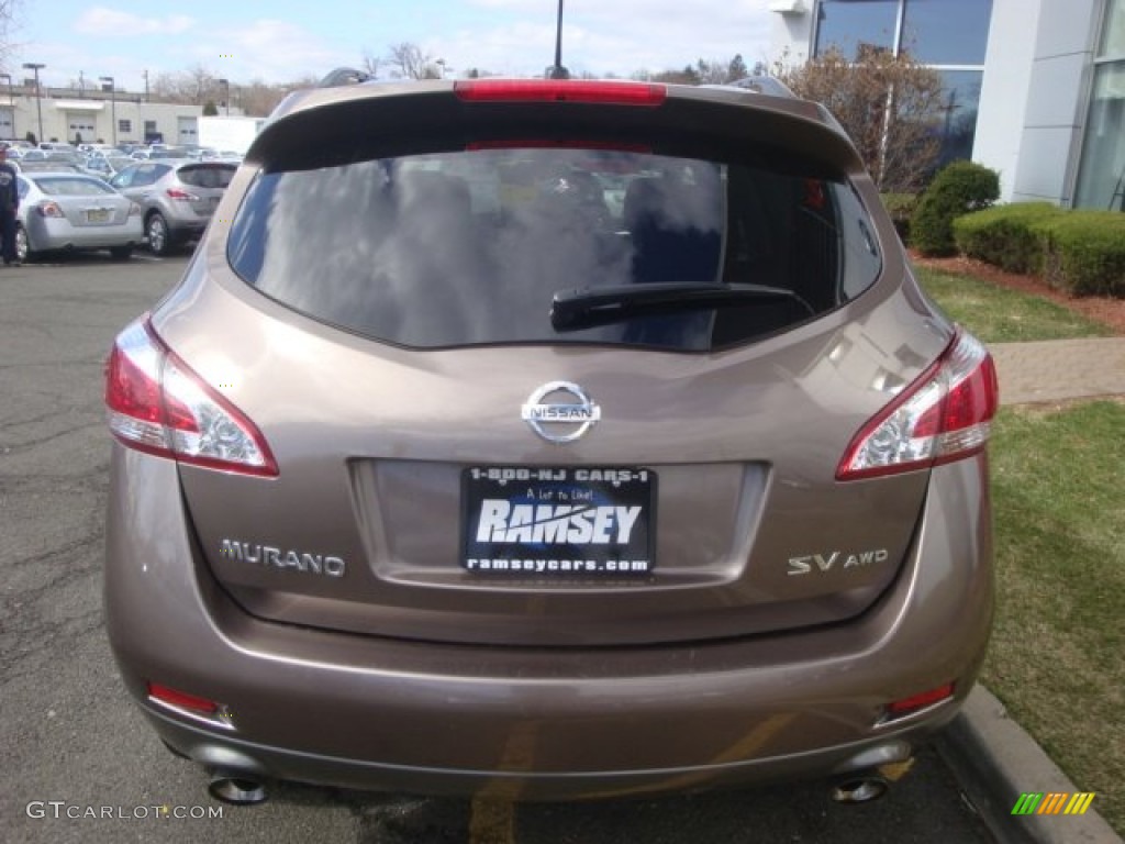 2011 Murano SV AWD - Tinted Bronze / Black photo #6