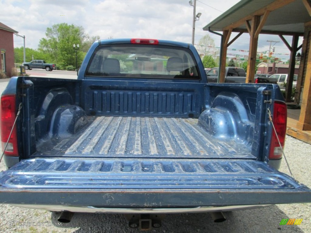 2005 Ram 1500 ST Regular Cab 4x4 - Atlantic Blue Pearl / Taupe photo #8