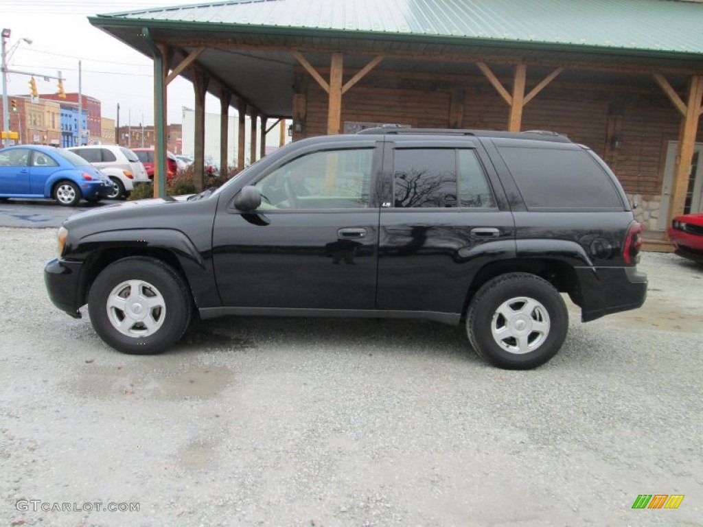 2002 TrailBlazer LTZ - Onyx Black / Medium Oak photo #1