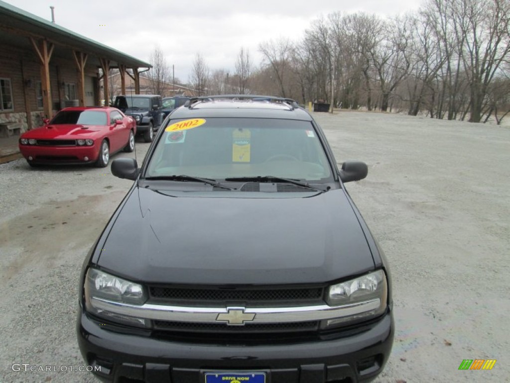 2002 TrailBlazer LTZ - Onyx Black / Medium Oak photo #4