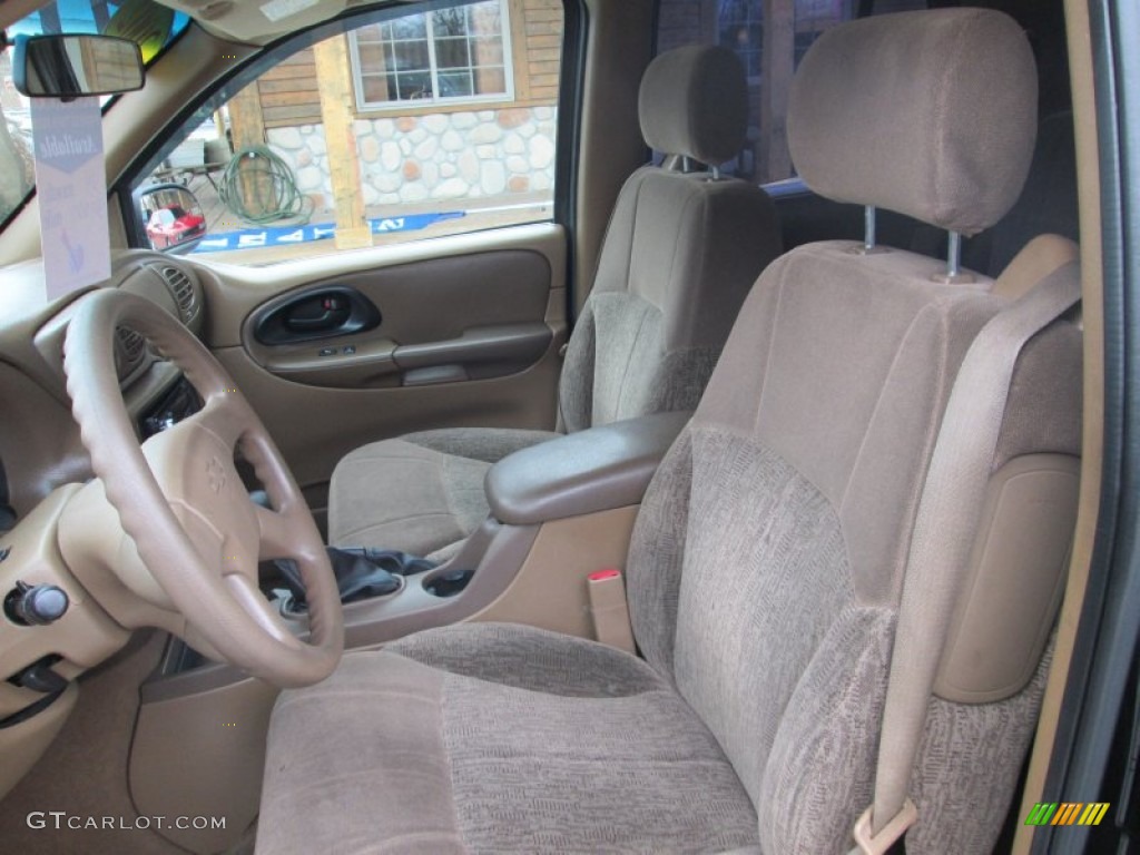 2002 TrailBlazer LTZ - Onyx Black / Medium Oak photo #12