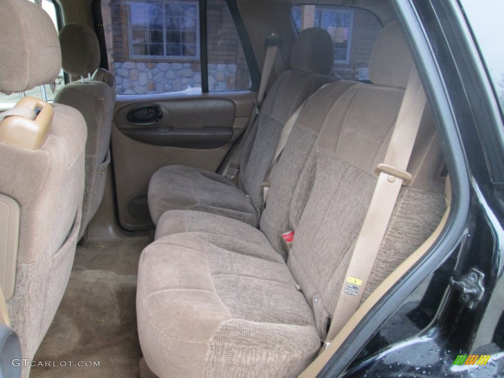 2002 TrailBlazer LTZ - Onyx Black / Medium Oak photo #18