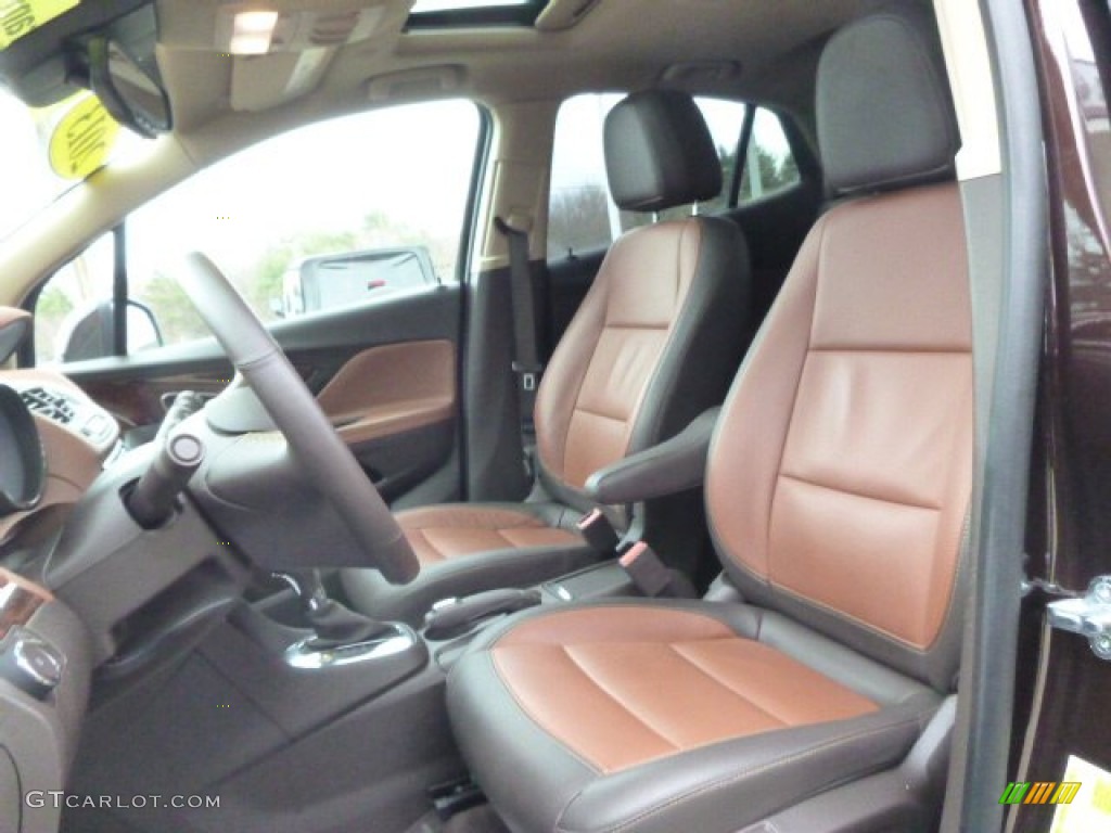 2013 Encore Leather AWD - Deep Espresso Brown Metallic / Saddle photo #10