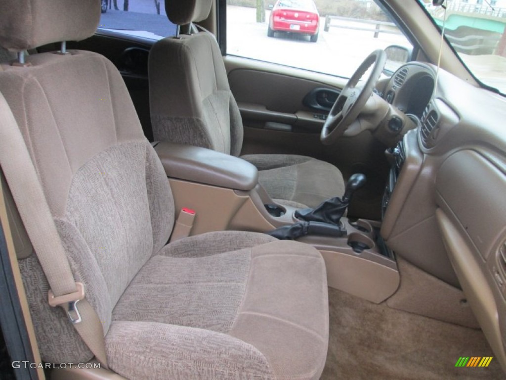 2002 TrailBlazer LTZ - Onyx Black / Medium Oak photo #29