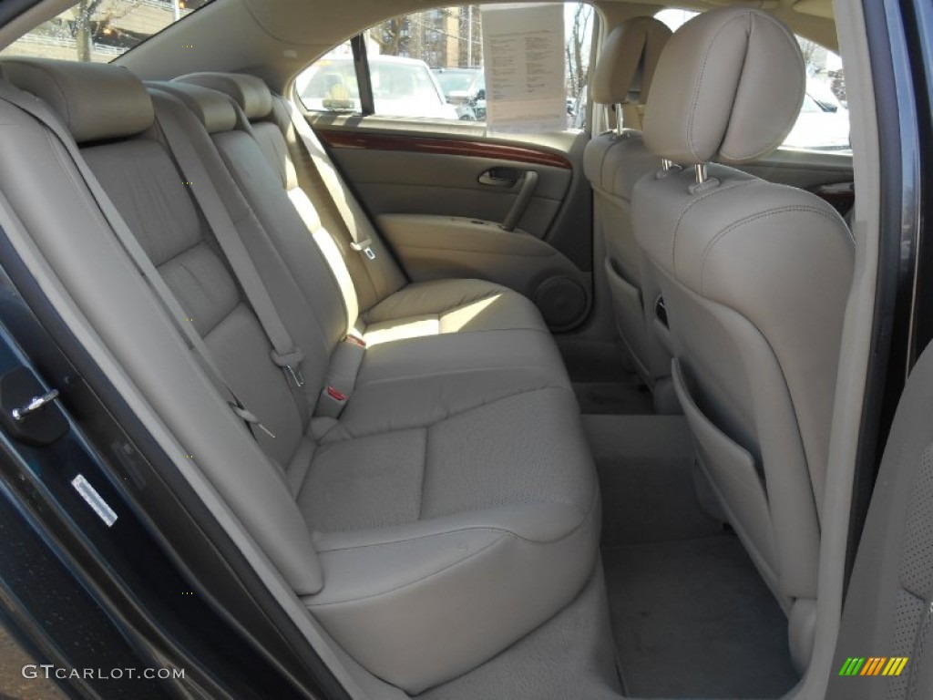 2005 RL 3.5 AWD Sedan - Lakeshore Silver Metallic / Parchment photo #9