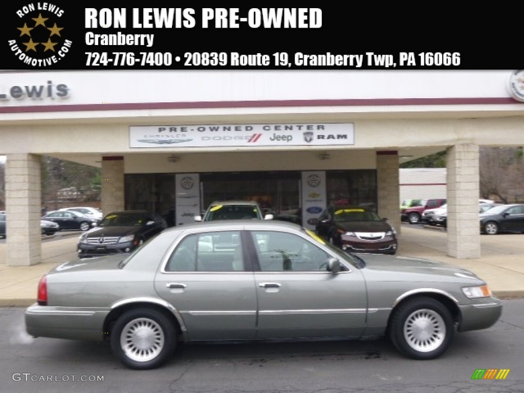 2001 Grand Marquis LS - Spruce Green Metallic / Medium Parchment photo #1