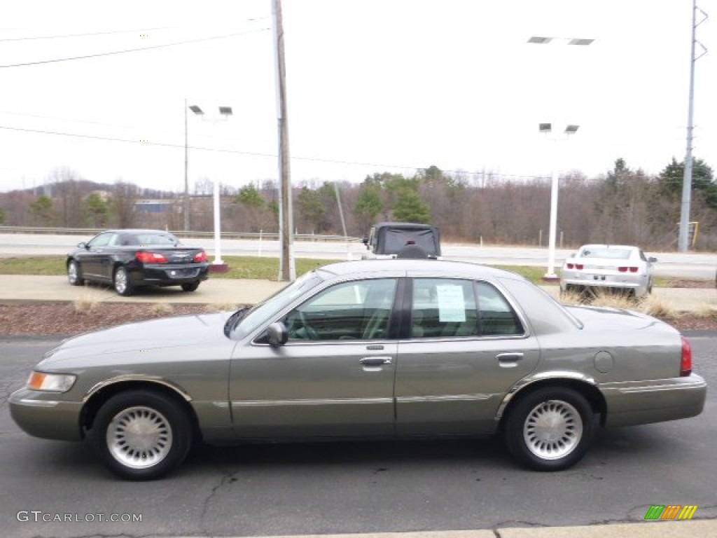 2001 Grand Marquis LS - Spruce Green Metallic / Medium Parchment photo #5