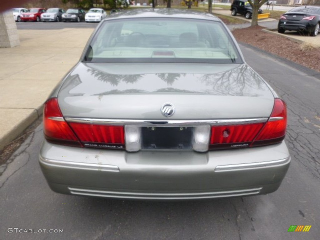 2001 Grand Marquis LS - Spruce Green Metallic / Medium Parchment photo #7