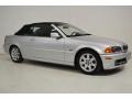 2001 Titanium Silver Metallic BMW 3 Series 325i Convertible  photo #2