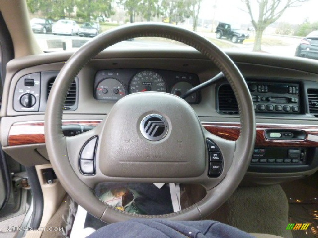 2001 Grand Marquis LS - Spruce Green Metallic / Medium Parchment photo #18